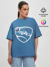 Женская футболка оверсайз / Rocket League Fan