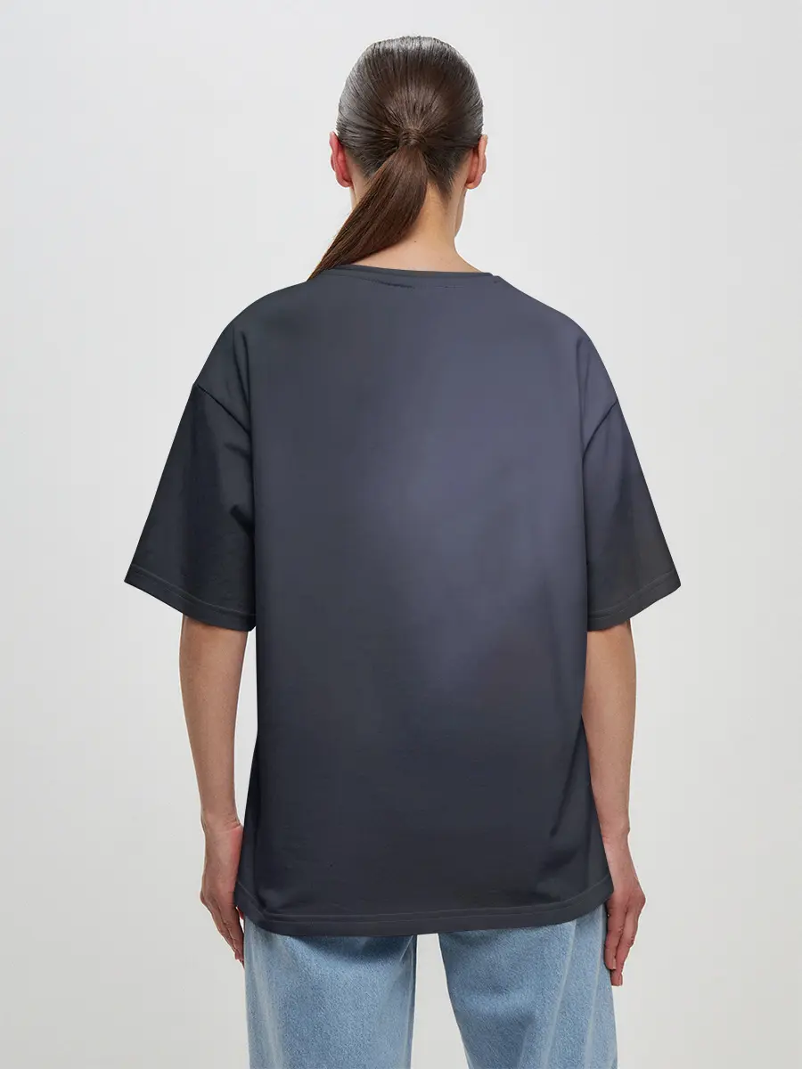 Женская футболка оверсайз / Кракен