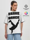 Женская футболка оверсайз / Brake Dance