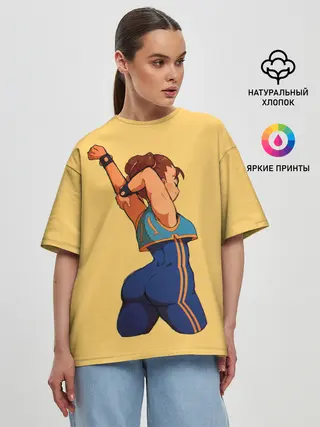 Женская футболка оверсайз / Милаха Чун Ли