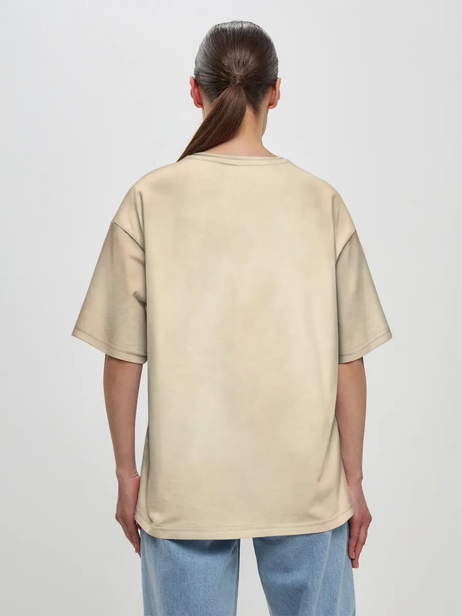 Женская футболка оверсайз / Рю и Акума