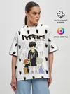 Женская футболка оверсайз / Малыши Хината и Бокуто | Haikyuu!!