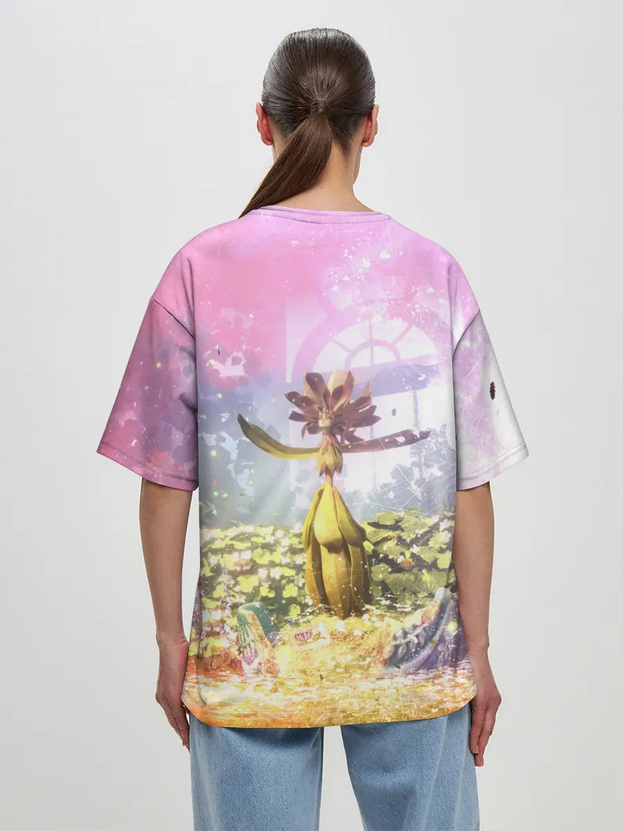 Женская футболка оверсайз / It takes two | Радость