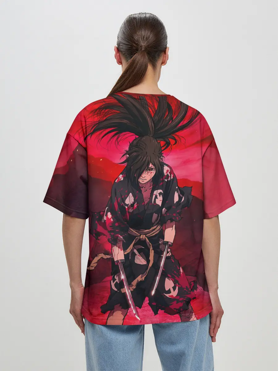Женская футболка оверсайз / Dororo Poster | Дороро Постер