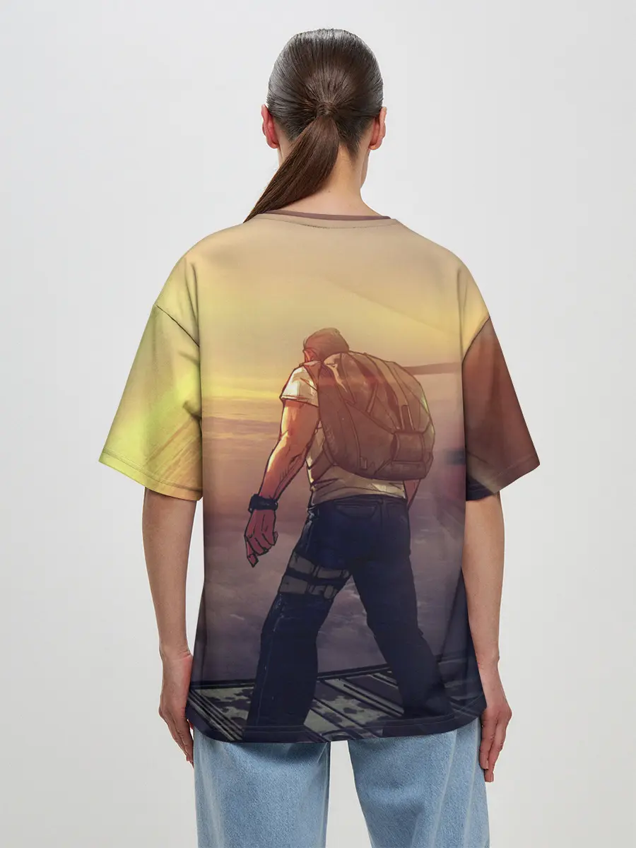 Женская футболка оверсайз / FREEFIRE | БЕЙСЕР