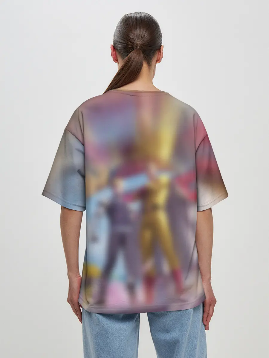 Женская футболка оверсайз / FREEFIRE | САЙТАМА