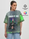 Женская футболка оверсайз / Фри Фаер | Garena Free Fire