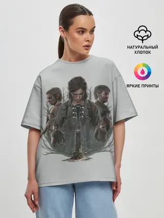 Женская футболка оверсайз / Hard story