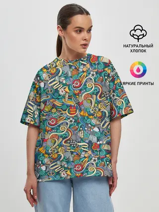 Женская футболка оверсайз / Sport