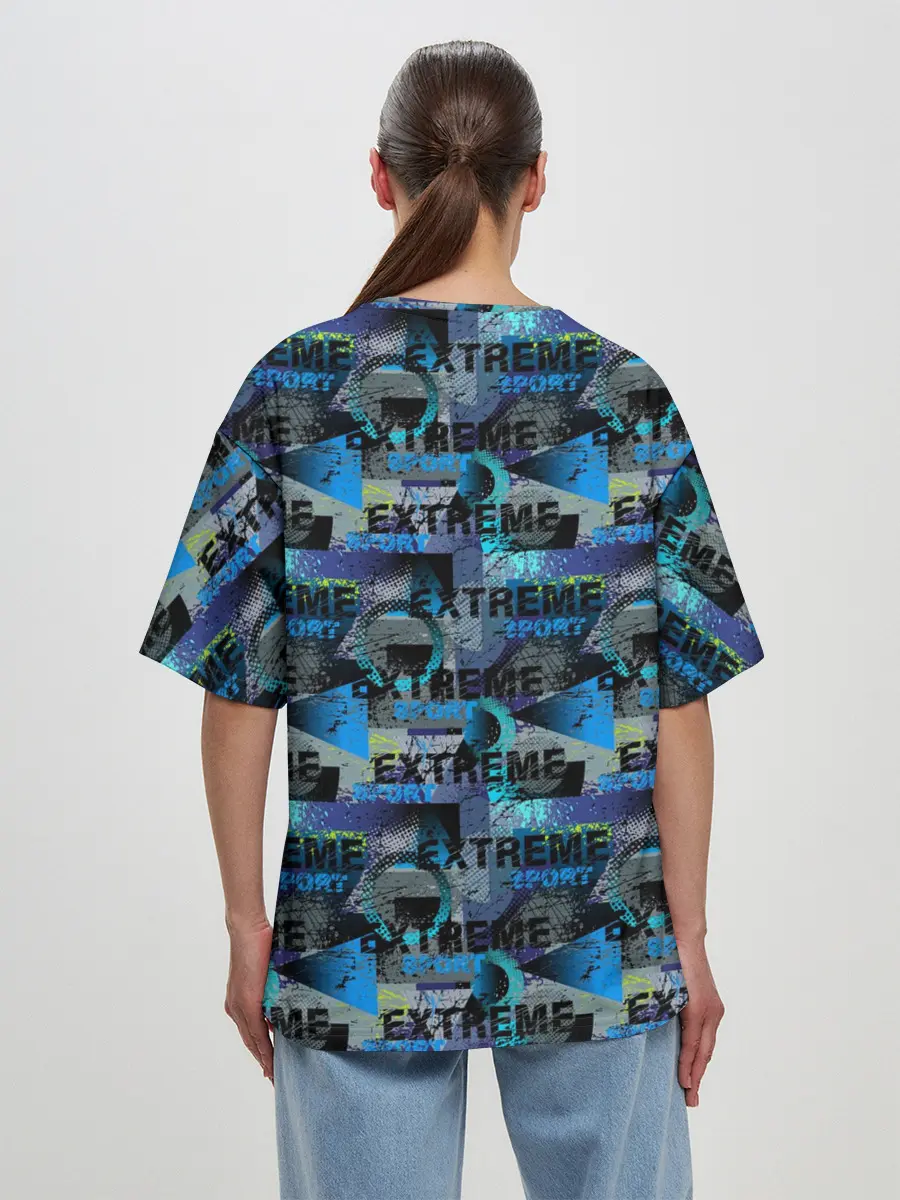 Женская футболка оверсайз / EXTREME