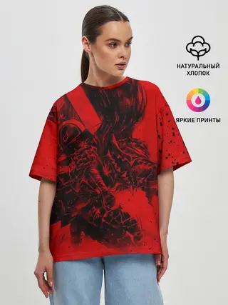 Женская футболка оверсайз / BERSERK | БЕРСЕРК