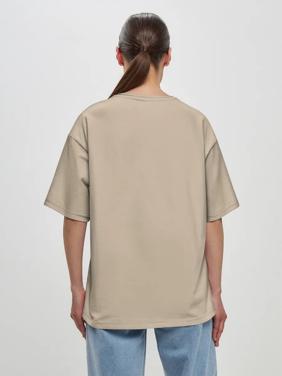 Женская футболка оверсайз / Моб Психо 100