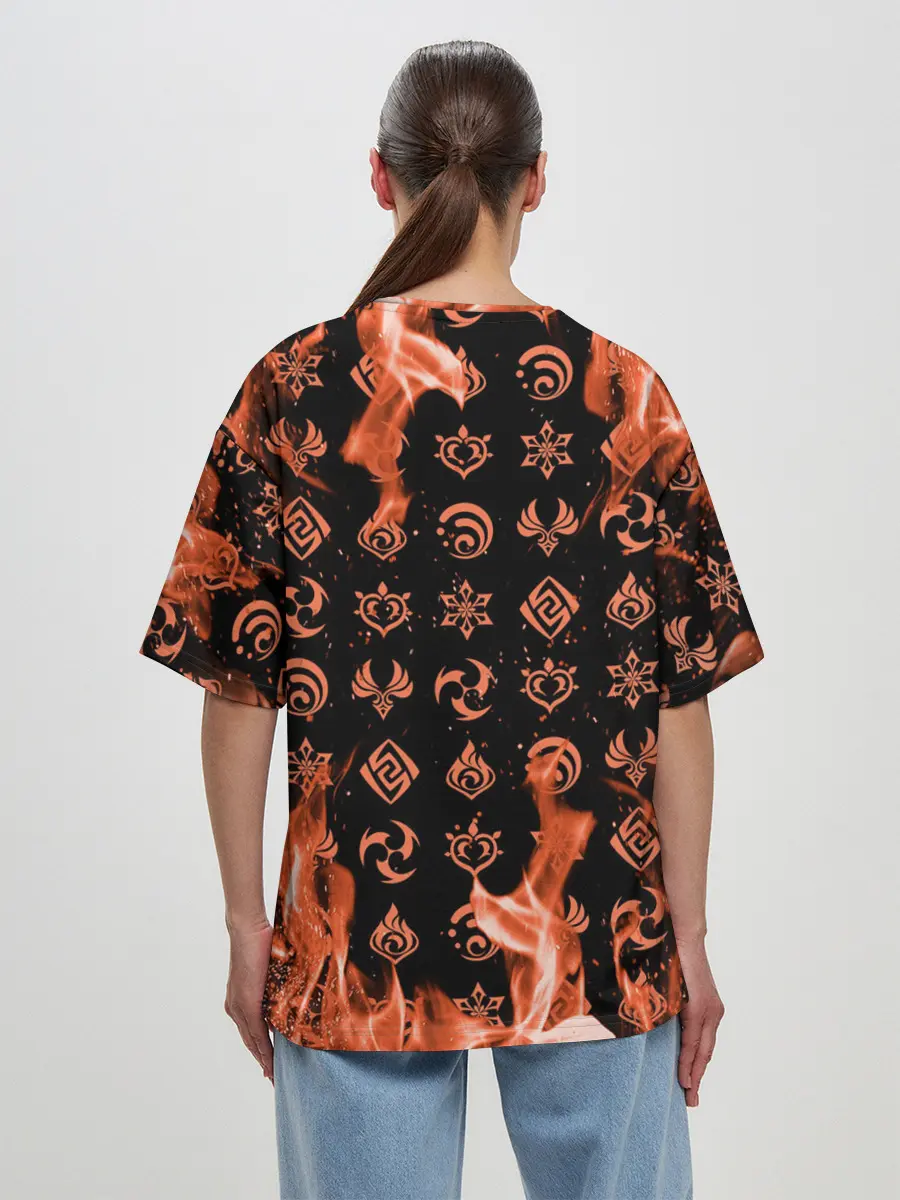 Женская футболка оверсайз / DILUC