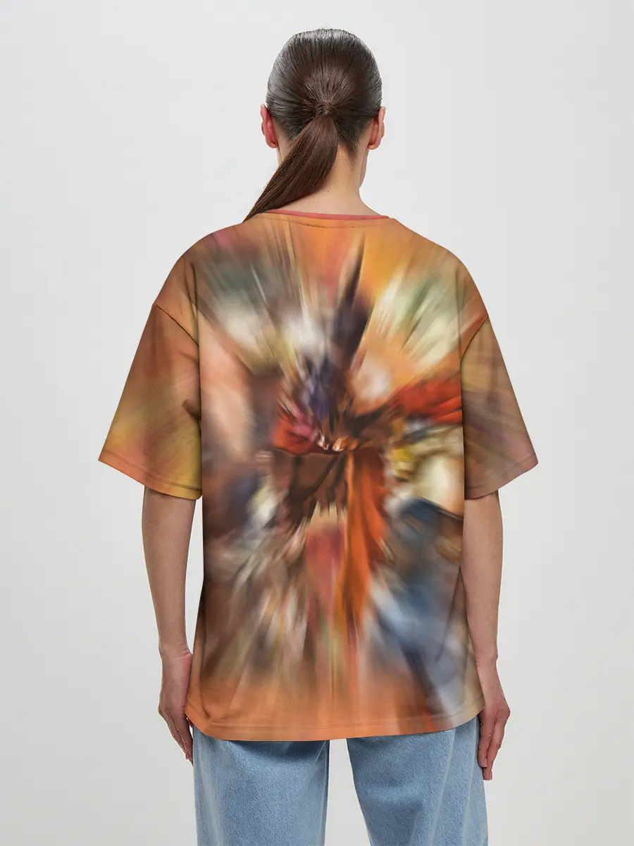 Женская футболка оверсайз / Хяккимару | Hyakkimaru