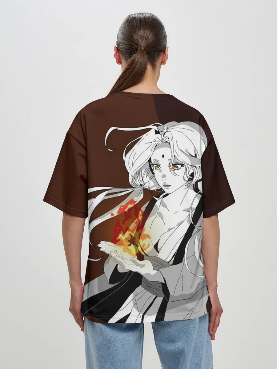 Женская футболка оверсайз / Цунаде