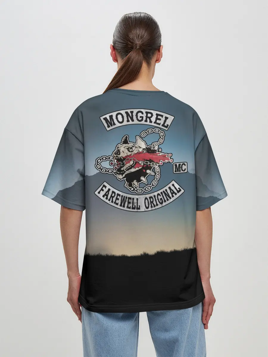 Женская футболка оверсайз / Days Gone