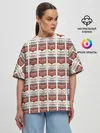 Женская футболка оверсайз / Суп как искусство