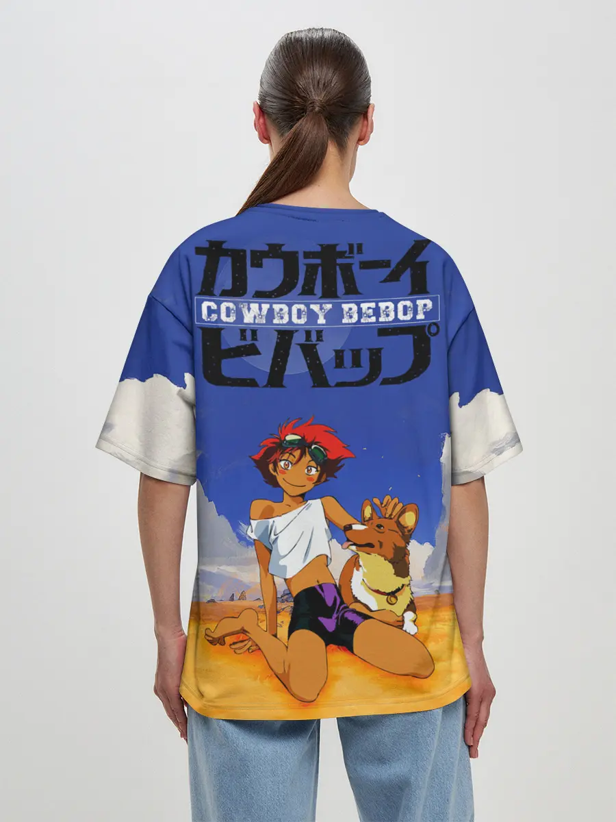 Женская футболка оверсайз / Cоwboy ALL