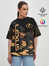 Женская футболка оверсайз / Lexus