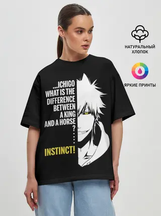 Женская футболка оверсайз / Зангецу