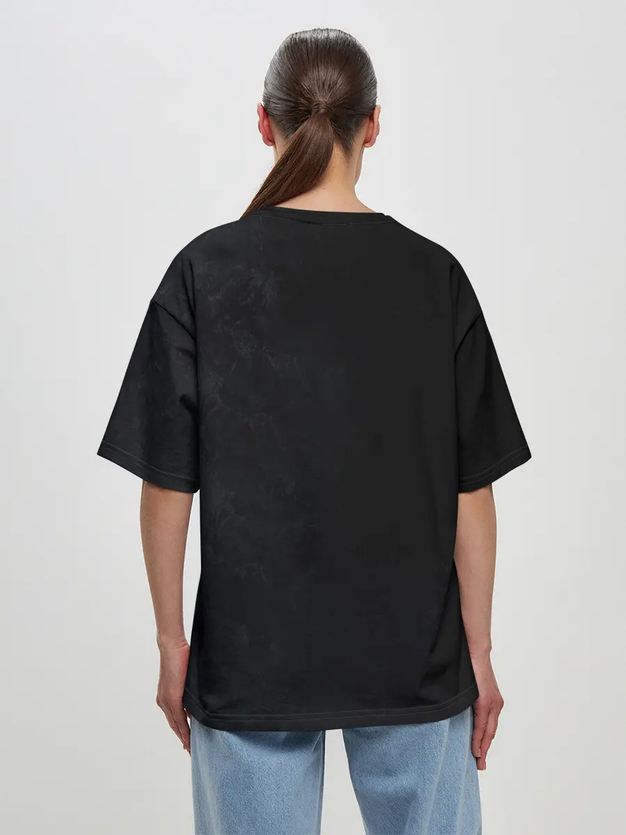 Женская футболка оверсайз / One Punch-Man эпичный Гароу