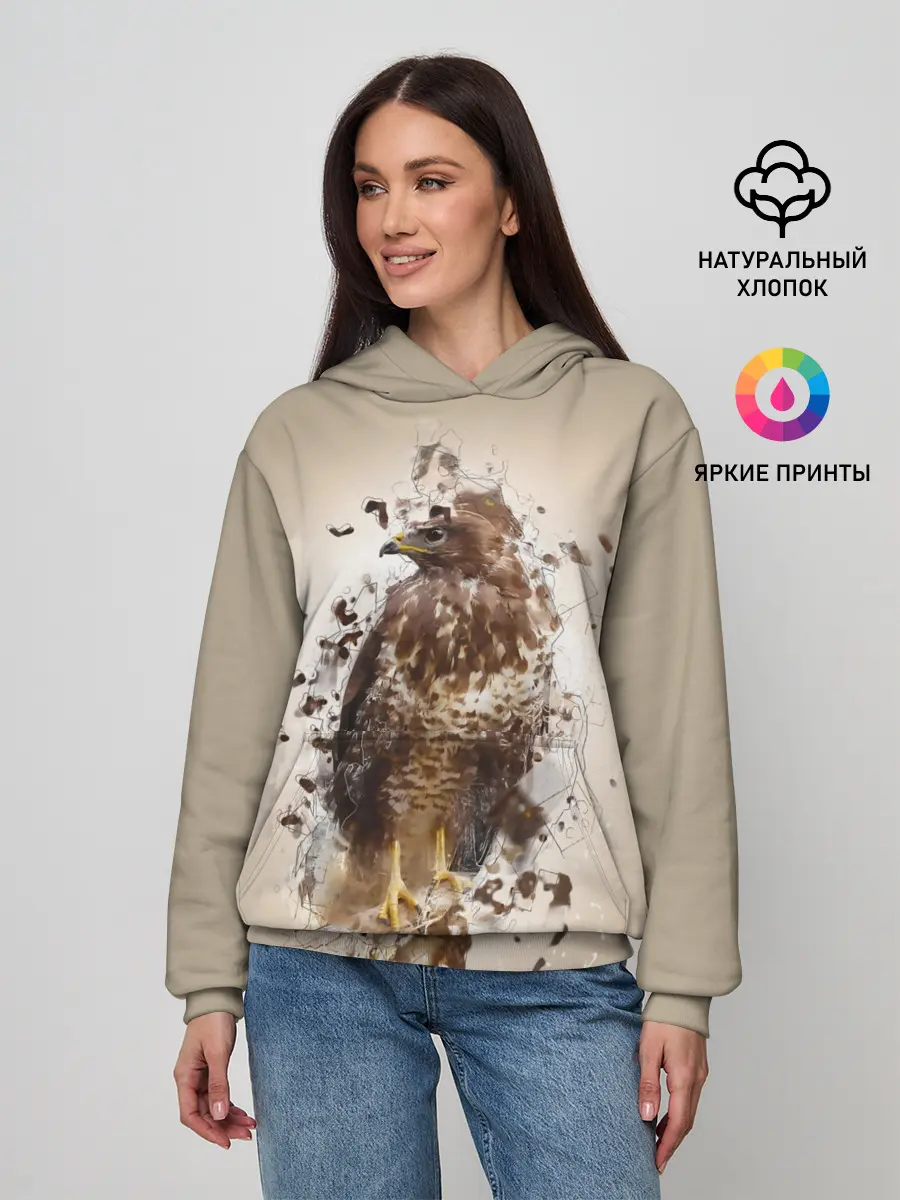 Женское худи / Птица