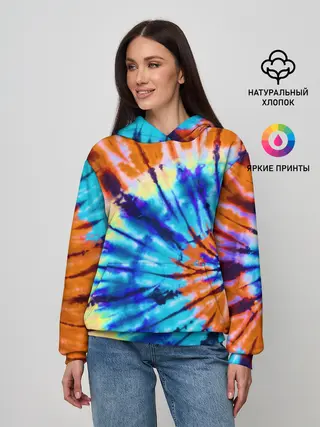Женское худи / Tie dye