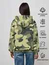 Женское худи / Камуфляж Хаки