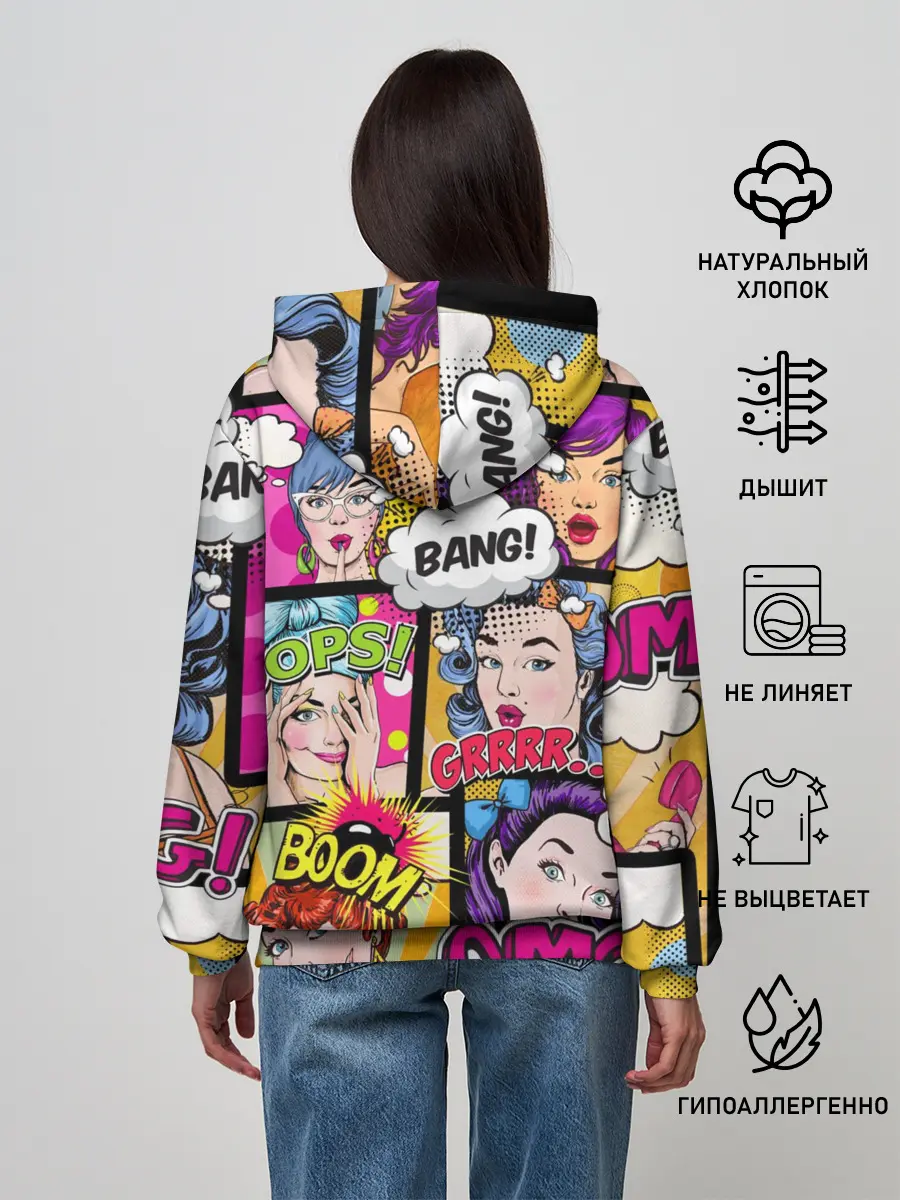 Женское худи / POP ART