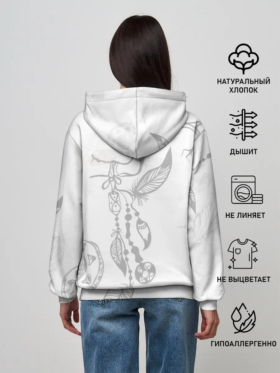 Женское худи / Волк