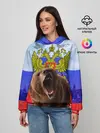 Женское худи / Русский медведь и герб