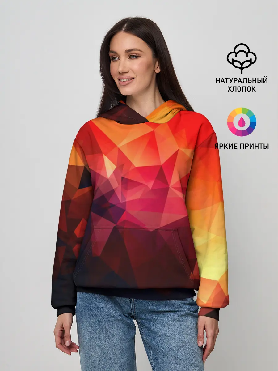 Женское худи / Абстракция