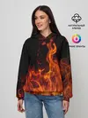 Женское худи / Огонь