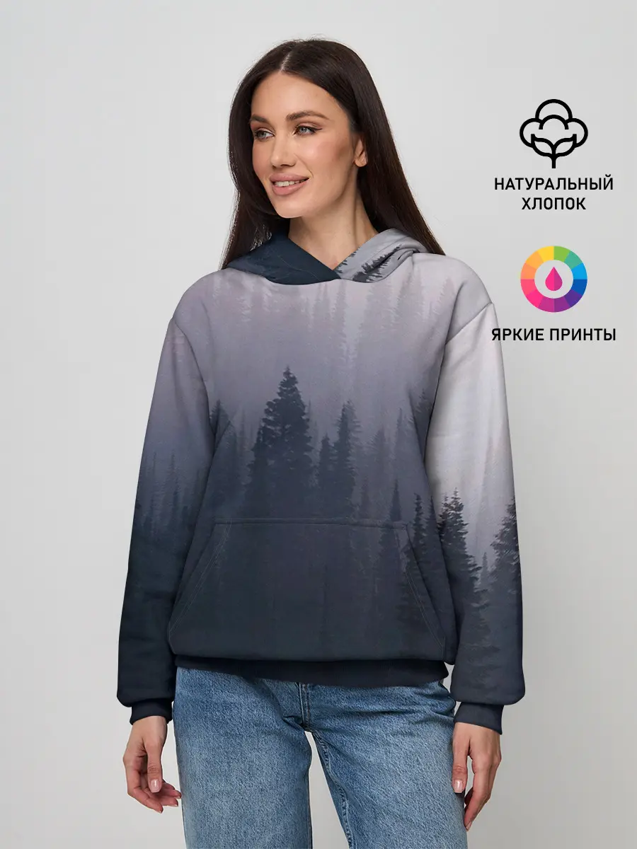 Женское худи / Лесок