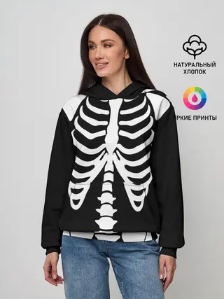 Женское худи / Скелет