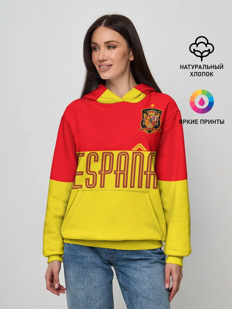 Женское худи / Сборная Испании по футболу