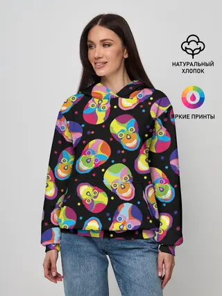 Женское худи / Мексиканские черепа