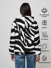 Женское худи / Зебра