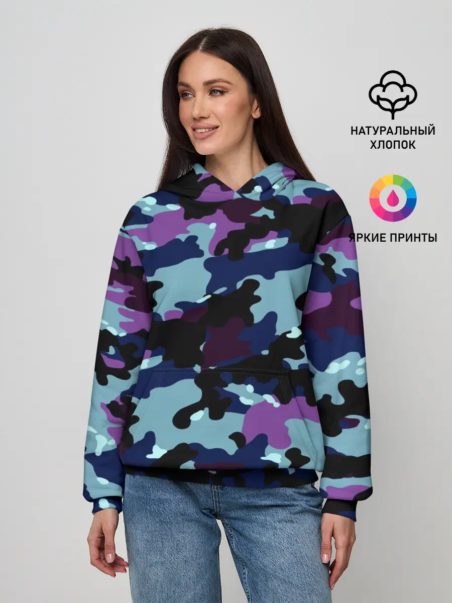 Женское худи / Камуфляж