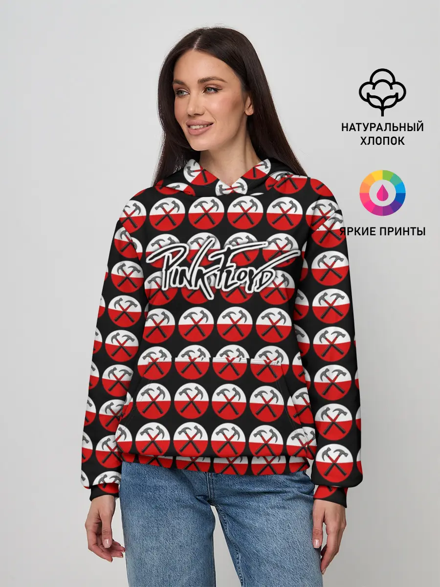 Женское худи / Pink Floyd