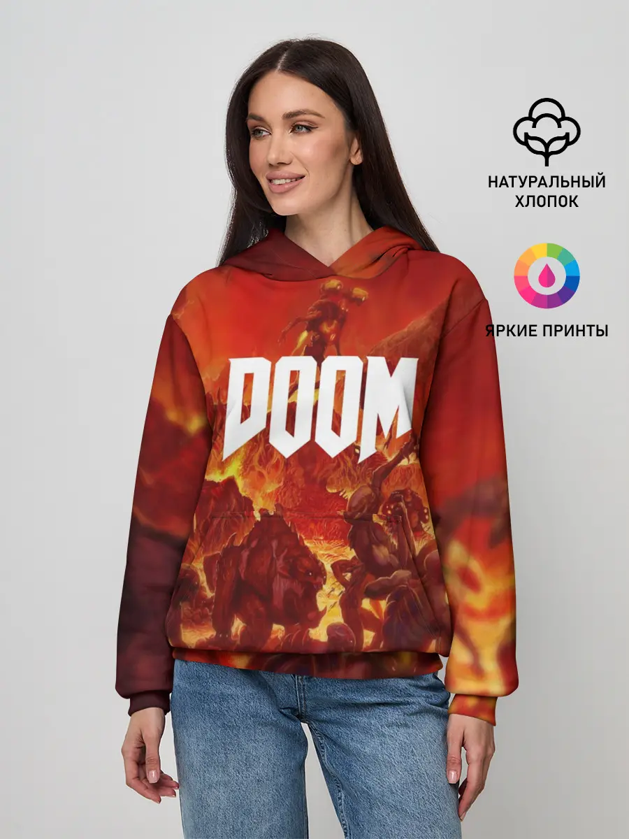 Женское худи / DOOM