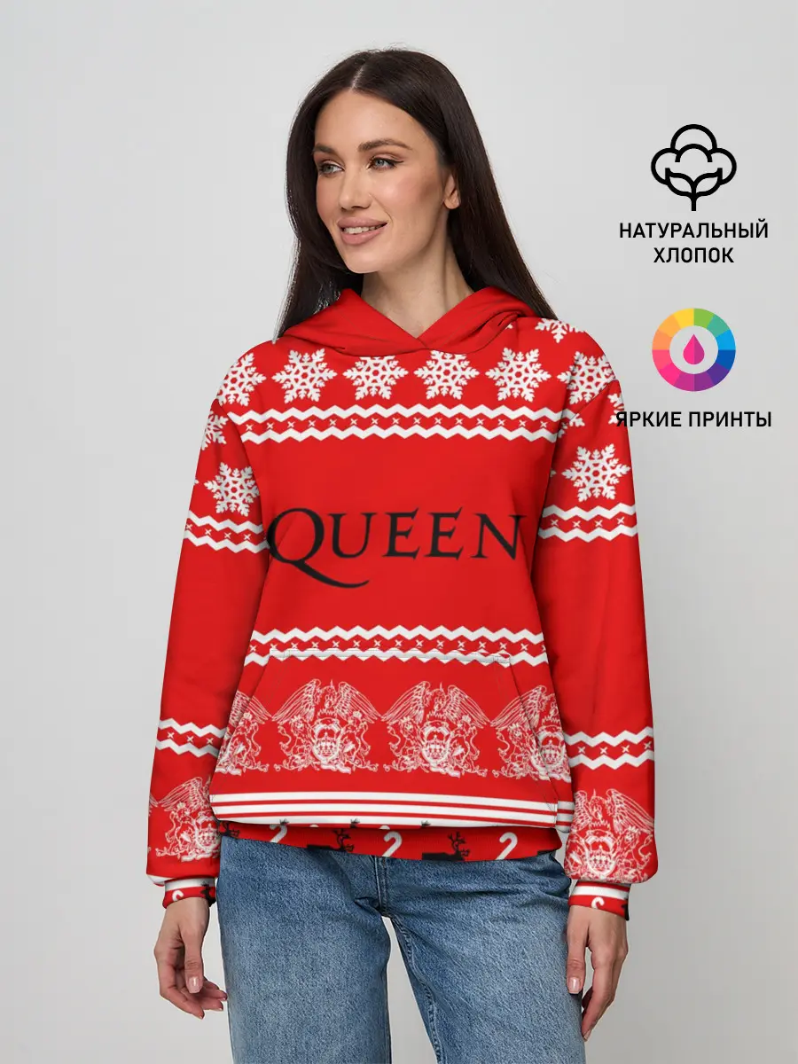 Женское худи / Праздничный Queen