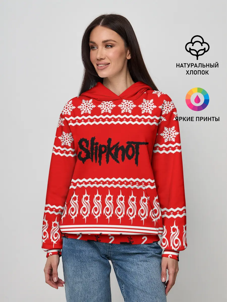 Женское худи / Праздничный Slipknot