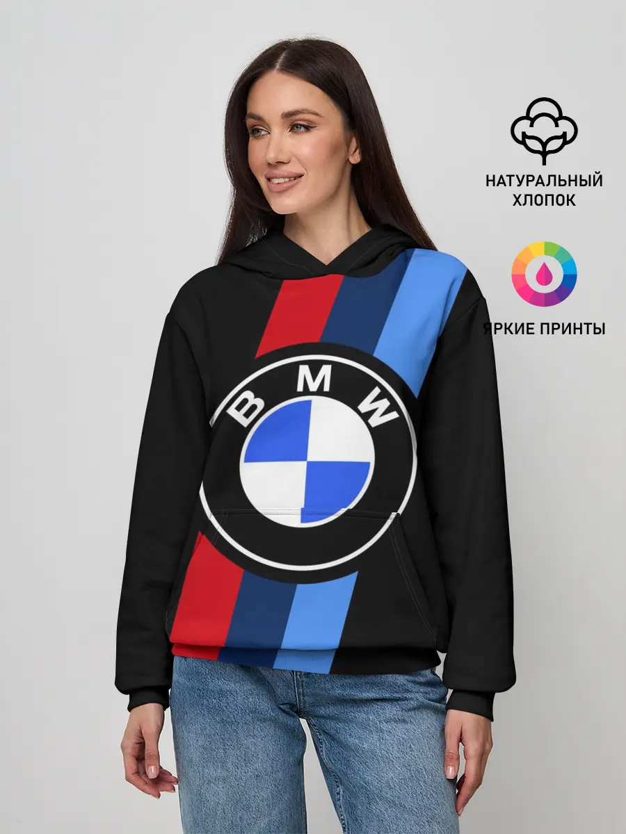 Женское худи / BMW 2021 M SPORT / БМВ М СПОРТ
