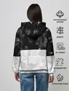 Женское худи / CS GO BLACK WHITE GEOMETRY