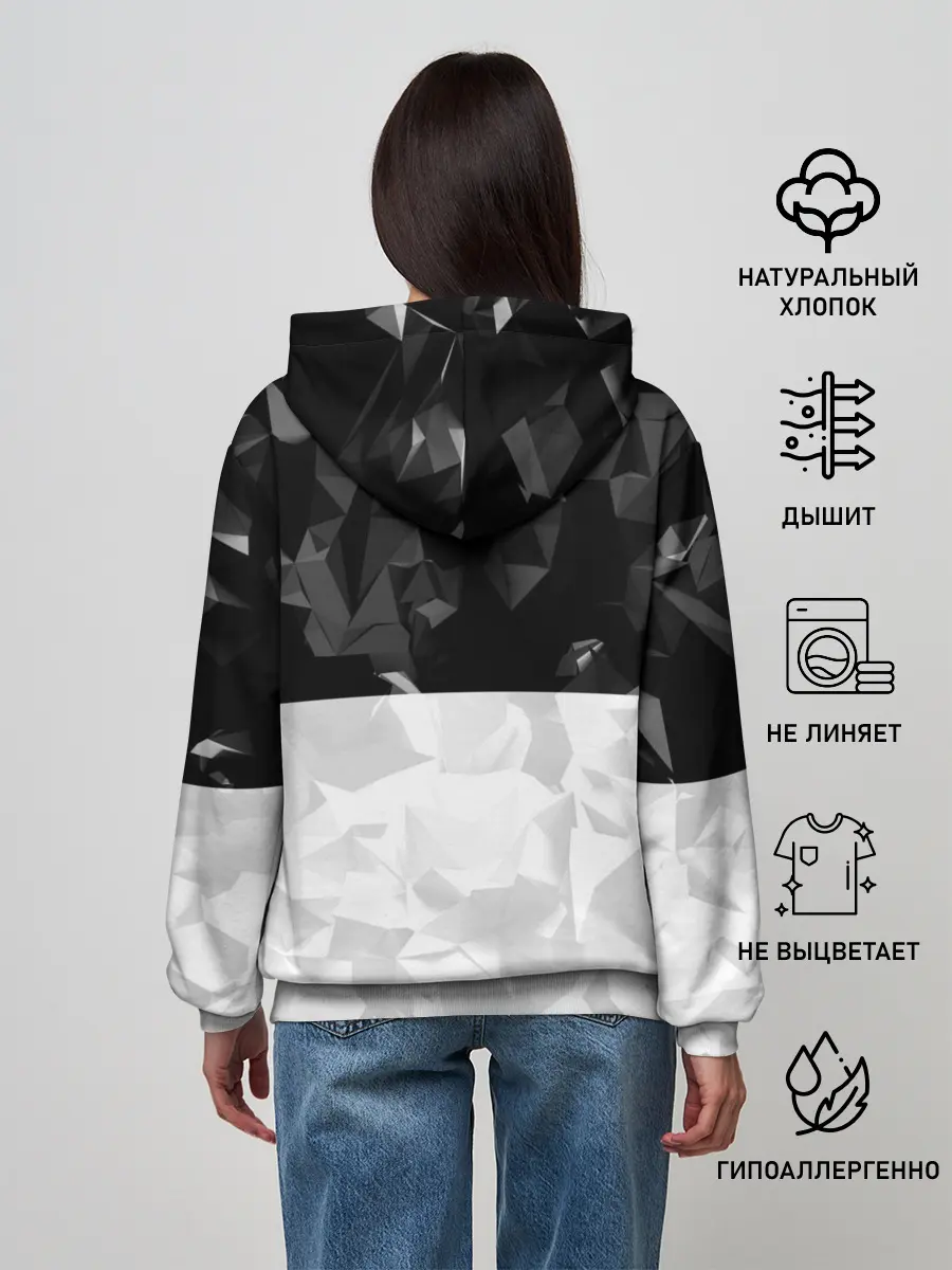 Женское худи / BITCOIN Black Collection