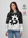 Женское худи / BITCOIN Black Collection