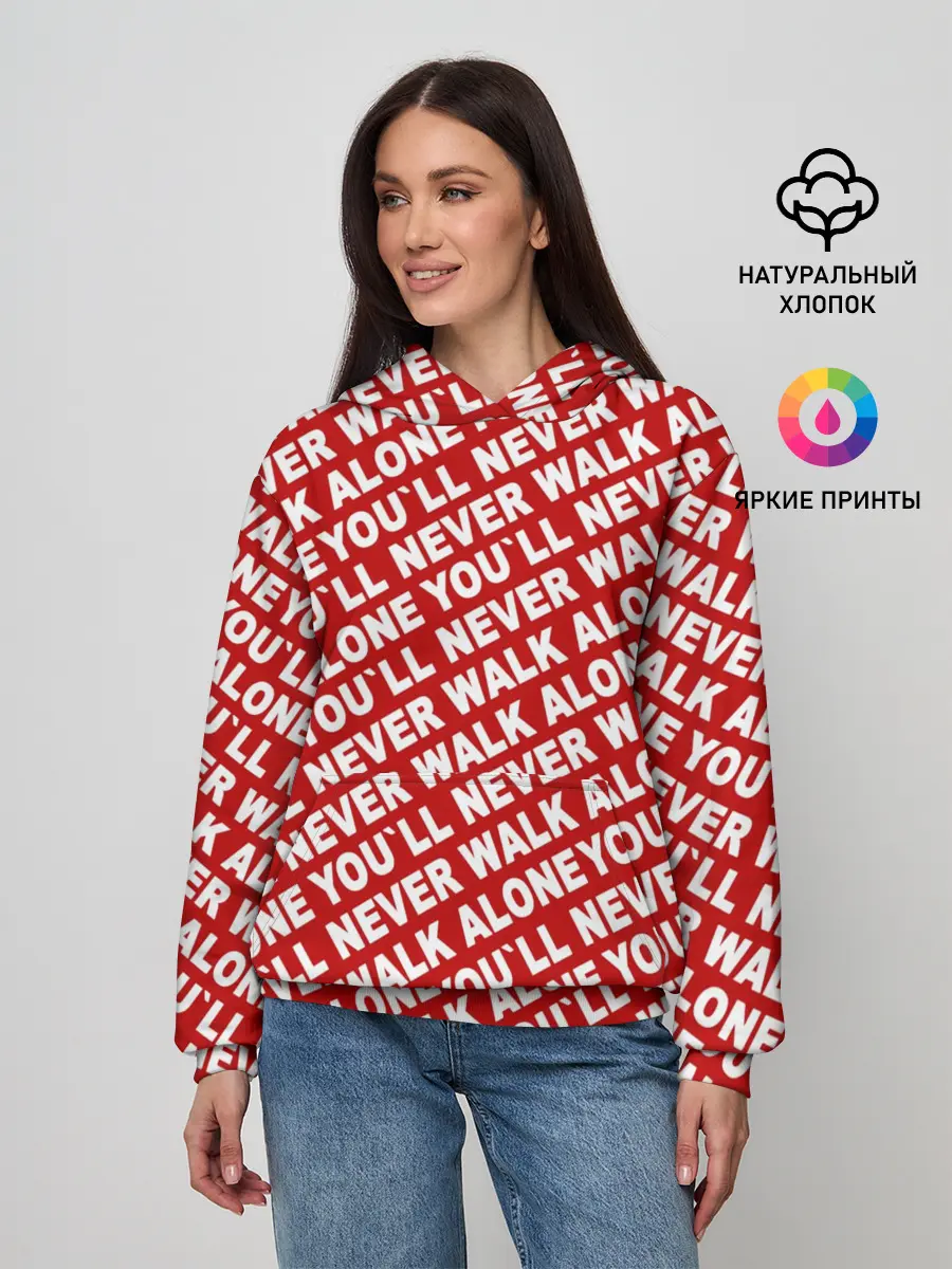 Женское худи / YNWA красный