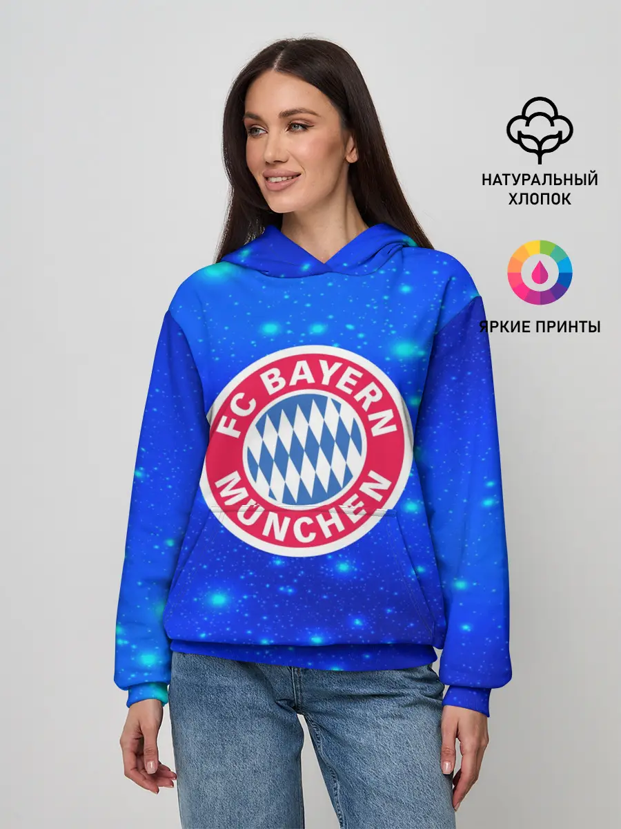 Женское худи / FC Bayern Munchen space 2018