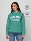 Женское худи / Coolest monkey in the jungle